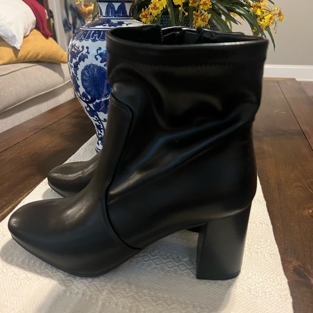 Black Ankle Boots Never Worn